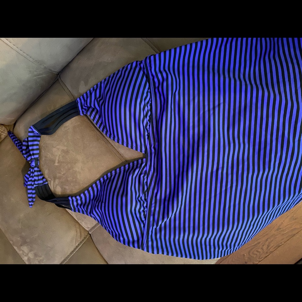 Striped Tankini Top XL